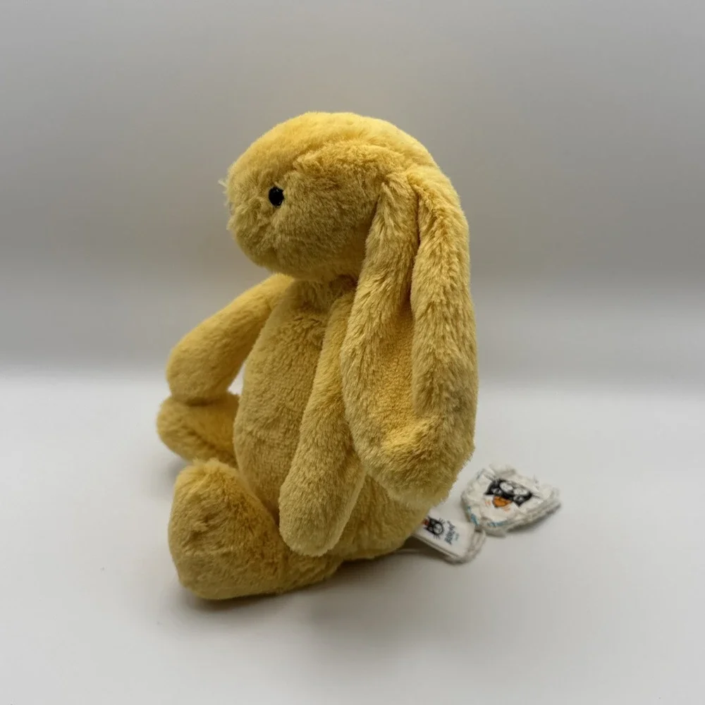 Jellycat Small Bashful Sunshine Yellow Bunny White Tail 8 Inch Retired